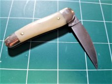 GEC #19 Little Rattler Smooth White Bone Tidioute Cutlery 190120
