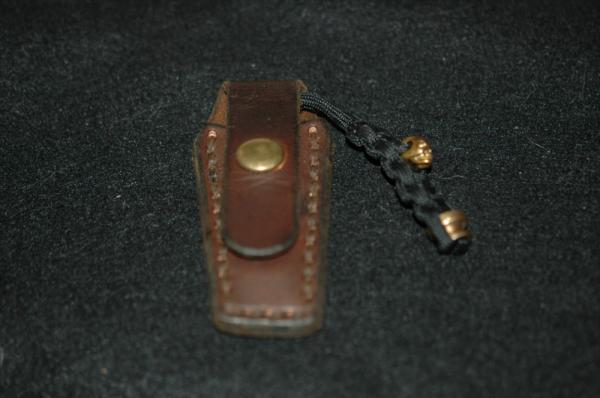 Custom Mini Pry Bar with Leather Case