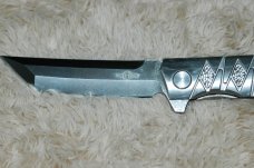 Two Sun Flipper Tanto Folding Knife 