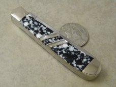 Case XX USA  Pearl Inlay 4-Dot EX254 SS  Trapper Knife 