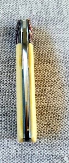 DrT custom mini Native pattern,Westinghouse & Fordite 3.125" ,makers slip/coa cpm154