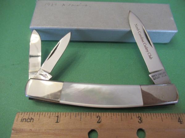 Parker Sway Back  Pearl  Whittler  North Carolina Cutlery Club