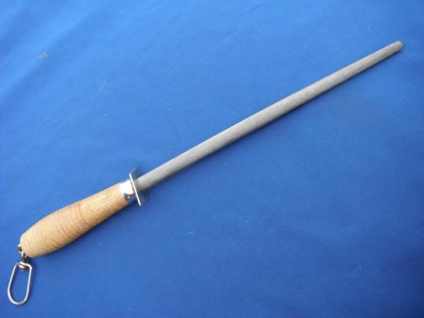 Vintage  Russell Green River Works Sharpening Steel Chef's/Butcher's Knife Sharpening Honing Steel