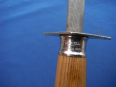 Vintage  Russell Green River Works Sharpening Steel Chef's/Butcher's Knife Sharpening Honing Steel