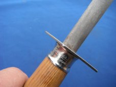 Vintage  Russell Green River Works Sharpening Steel Chef's/Butcher's Knife Sharpening Honing Steel