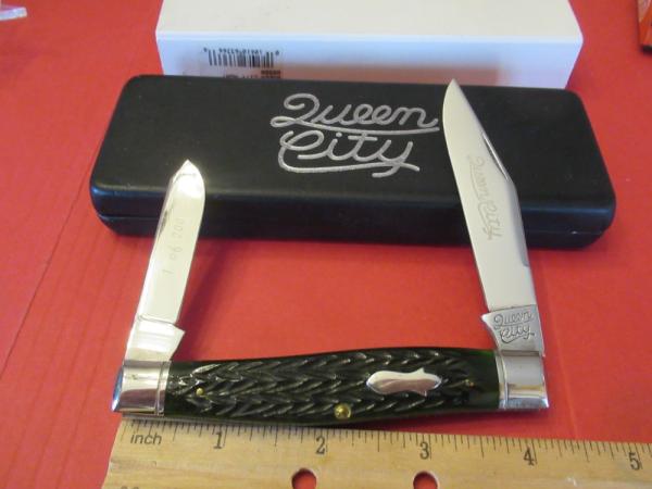 Queen City Hunter Green Bone Model #Q9588 Queen City Hunter Green Bone Model #Q9588