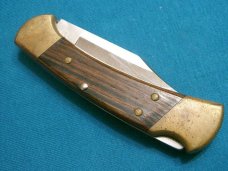 BUCK 112 USA 100 ANNIVERSARY FOLDING HUNTER HUNTING SKINNING SURVIVAL POCKET KNIFE KNIVES OLD