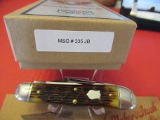 Maher & Grosh Cutlery Jigged Bone Texas Ranger Pattern # 335 JB