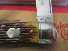 Maher & Grosh Cutlery Jigged Bone Texas Ranger Pattern # 335 JB