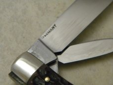 Columbia Germany Bone "Invincible" Gun Stock Knife c.1970's
