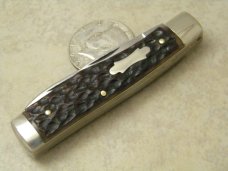 Columbia Germany Bone "Invincible" Gun Stock Knife c.1970's
