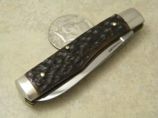 Columbia Germany Bone "Invincible" Gun Stock Knife c.1970's