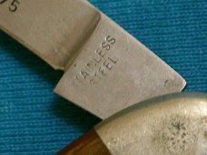 SHARP 275 JAPAN STAINLESS FOLDING POCKET KNIFE KNIVES OLD