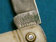 VINTAGE DECORA GERMANY GERMAN FOLDING JACK POCKET KNIFE KNIVES OLD