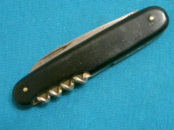 VINTAGE MADE IN GERMANY FOLDING POCKET KNIFE KNIVES OLD CHAMPAGNE CORKSCREW BARTENDER SOMMELIER