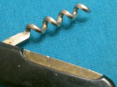 VINTAGE MADE IN GERMANY FOLDING POCKET KNIFE KNIVES OLD CHAMPAGNE CORKSCREW BARTENDER SOMMELIER