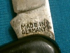 VINTAGE MADE IN GERMANY FOLDING POCKET KNIFE KNIVES OLD CHAMPAGNE CORKSCREW BARTENDER SOMMELIER