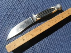 Vintage Queen Cutlery #98 Stainless Skinner Knife Fixed Blade