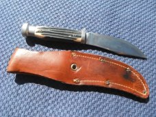 Vintage Queen Cutlery #98 Stainless Skinner Knife Fixed Blade