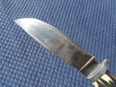 Vintage Queen Cutlery #98 Stainless Skinner Knife Fixed Blade