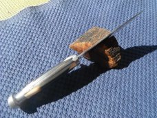 Vintage Queen Cutlery #98 Stainless Skinner Knife Fixed Blade