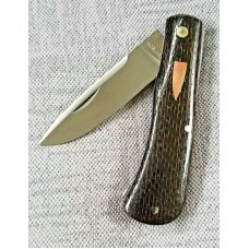 Tim Robertson custom Pacheo knife copper Foil Fat Carbon and copper accents,4.1625" closed ,