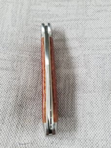 Bobby Toole Custom Bone Trapper Knife,NEW,Cpm-154, 3 11/16",pouch,hand jigged bone,end caps..bolster