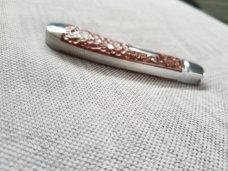 Bobby Toole Custom Bone Trapper Knife,NEW,Cpm-154, 3 11/16",pouch,hand jigged bone,end caps..bolster