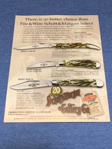 Schatt amp Morgan 2010 Keystone series amp File and Wire series 2 sided ad