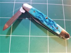 CASE XX EISENHOWER KNIFE 06263SS (2004 PRODUCTION) CARRIBEAN BLUE