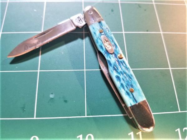 CASE XX EISENHOWER KNIFE 06263SS (2004 PRODUCTION) CARRIBEAN BLUE