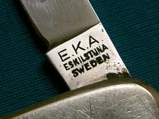 VINTAGE STAINLESS FAGERSTA ROSTFRI EKA ESKILSTUNA SWEDEN FOLDING POCKET  JACK PEN KNIFE KNIVES OLD