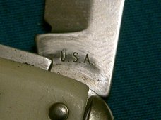 VINTAGE USA TOURIST TOURISM HAWAII AD ADVERTISING FOLDING POCKET  JACK PEN KNIFE KNIVES OLD
