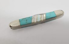 Fall 2009 Case Collectors Club Eisenhower (0EX263 SS) Exotic Turquoise Opal & Mother of Pearl Handle