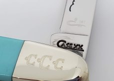 Fall 2009 Case Collectors Club Eisenhower (0EX263 SS) Exotic Turquoise Opal & Mother of Pearl Handle