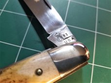 VINTAGE QUEEN USA 1983 6120 STAG SERIES LARGE TRAPPER POCKET KNIFE UNUSED