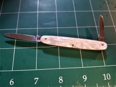 ATCO JAPAN 25 IMITATION PEARL PEN POCKET KNIFE UNUSED