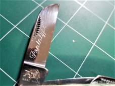 Bulldog Brand Congress Knife Green Giraffe Bone PROTOTYPE Bar Shield Awesome