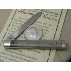 Case XX SS USA 9 Dot Bone 6185 Tom Arrowsmith President's Knife Doctors Knife w/COA