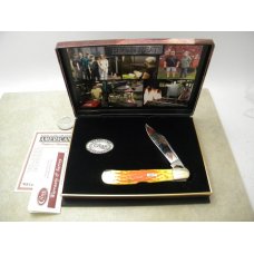 Case XX USA 2004 Peach Seed Sunburst Bone 61549 L SS Copperlock Knife - New in Gift Box