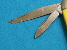VINTAGE COLONIAL PROV USA FOLDING POCKET SERPETINE STOCKMAN JACK PEN KNIFE KNIVES OLD