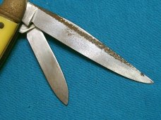 VINTAGE COLONIAL PROV USA FOLDING POCKET SERPETINE STOCKMAN JACK PEN KNIFE KNIVES OLD