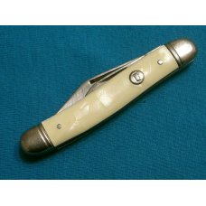 VINTAGE IMPERIAL USA SERPENTINE STOCKMAN FOLDING POCKET HUNTING PEN JACK KNIFE KNIVES OLD