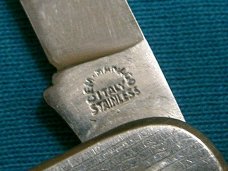 VINTAGE STAINLESS SLEEVEBOARD CEM MANIAGO ITALY PEN JACK FOLDING POCKET KNIFE KNIVES OLD