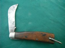Vintage Schrade Walden NY USA 136 Hawkbill lineman's knife / Pruning Knife