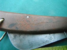 Vintage Schrade Walden NY USA 136 Hawkbill lineman's knife / Pruning Knife