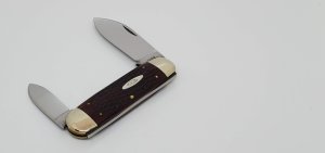 Case XX (1940-64) 6250 Red Bone Toenail/Sunfish Knife