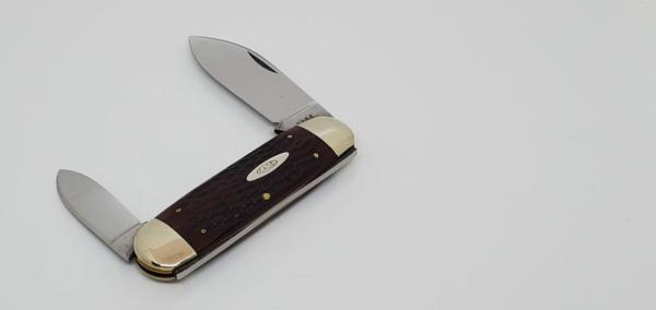 Case XX (1940-64)  6250 Red Bone Toenail/Sunfish Knife 