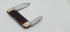 Case XX (1940-64)  6250 Red Bone Toenail/Sunfish Knife 