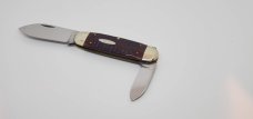 Case XX (1940-64)  6250 Red Bone Toenail/Sunfish Knife 